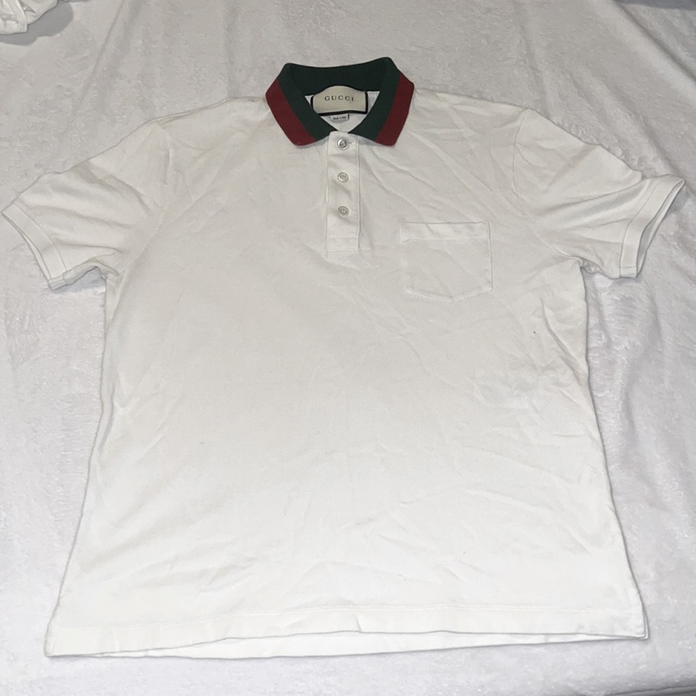 White Gucci Polo shirt size L